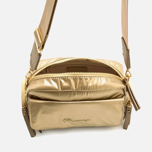 Bolso bandolera MESA dorado Mariamare
