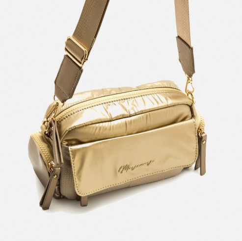 Bolso bandolera MESA dorado Mariamare