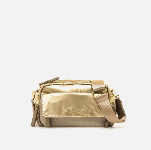 Bolso bandolera MESA dorado Mariamare