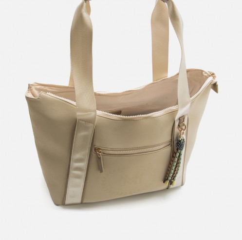 Bolso de hombro LODOS beige Mariamare