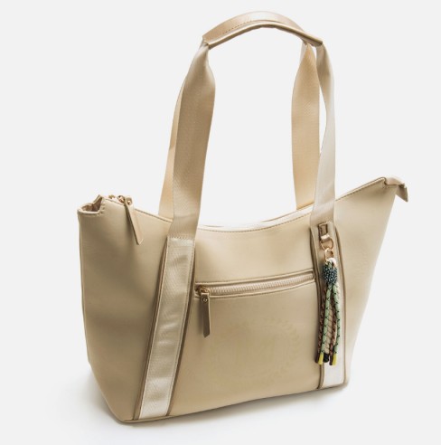 Bolso de hombro LODOS beige Mariamare