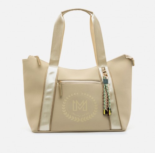 Bolso de hombro LODOS beige Mariamare