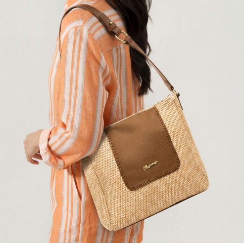 Bolso de hombro SABOR marron Mariamare