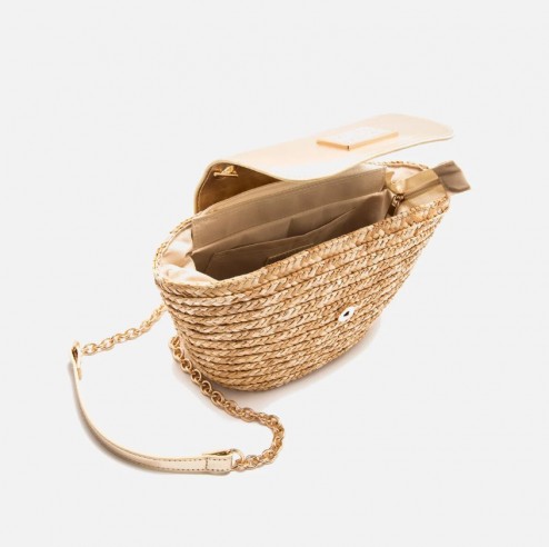 Bolso bandolera ARENA oro Mariamare