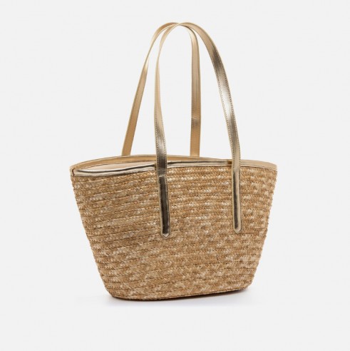 Bolso de hombro ALOHA dorado Mariamare