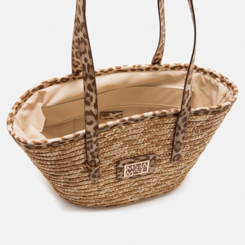 Bolso de hombro ALOHA beige Mariamare