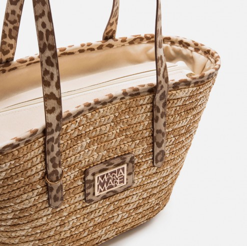 Bolso de hombro ALOHA beige Mariamare