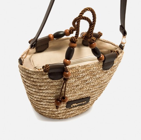 Bolso de mano/bandolera SARO beige...