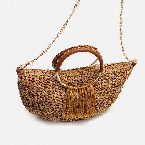 Bolso de mano/bandolera TEMPO marron...