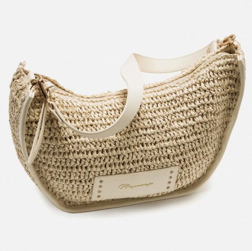 Bolso de hombro SOMBRA beige Mariamare