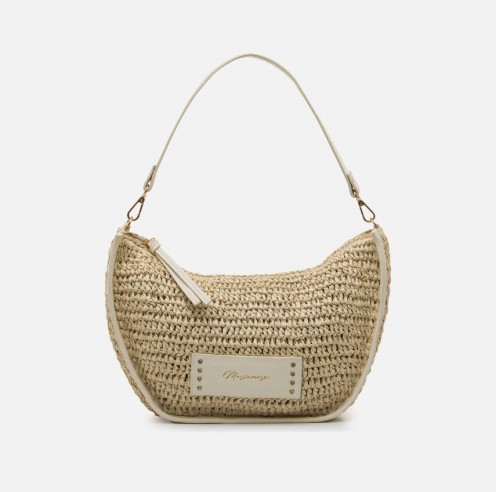 Bolso de hombro SOMBRA beige Mariamare