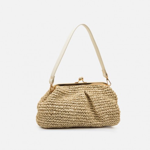 Bolso de hombro SIROCO beige Mariamare