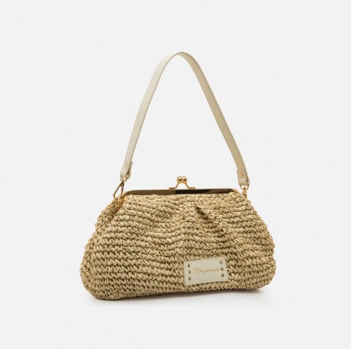 Bolso de hombro SIROCO beige Mariamare