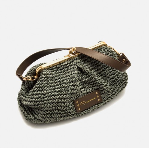 Bolso de hombro SIROCO verde Mariamare
