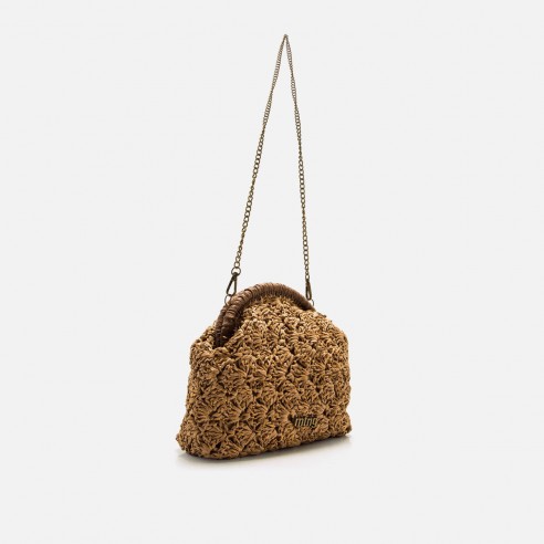 Bolso de rafia CUEVA camel Mustang