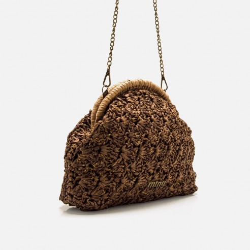 Bolso de rafia CUEVA marron Mustang