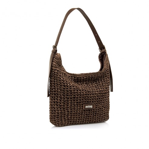 Bolso de hombro HORA marron Mustang