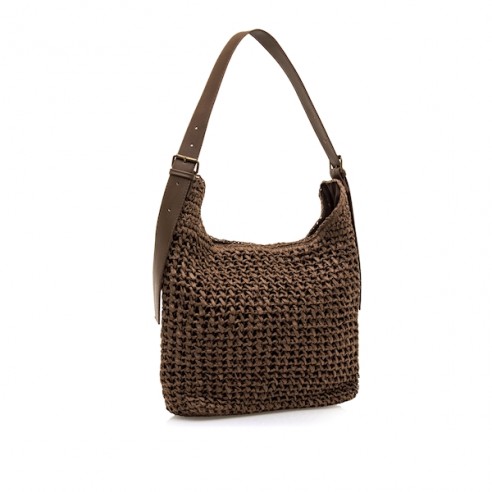 Bolso de hombro HORA marron Mustang