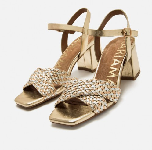 SANDALIAS WOODIT BEIGE MARIAMARE