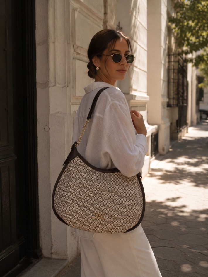 BOLSO NARA MARRON VICTORIO...