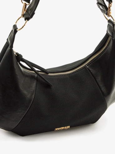 Bolso de hombro CANOE negro Mustang