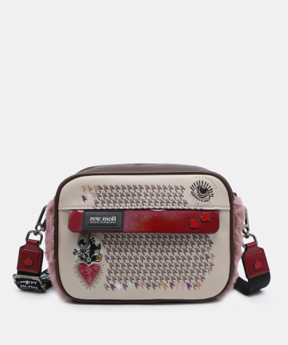 Bolso bandolera 262321 burdeos Pepe Moll