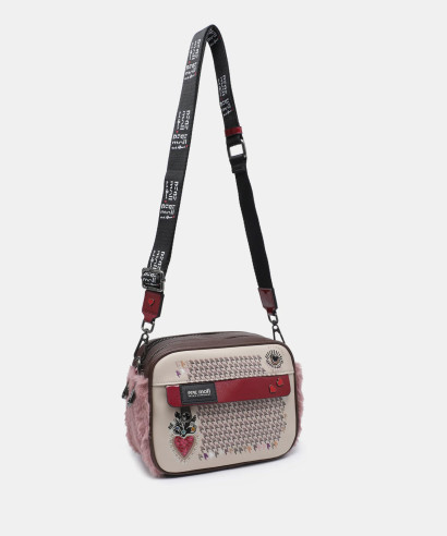 Bolso bandolera 262321 burdeos Pepe Moll