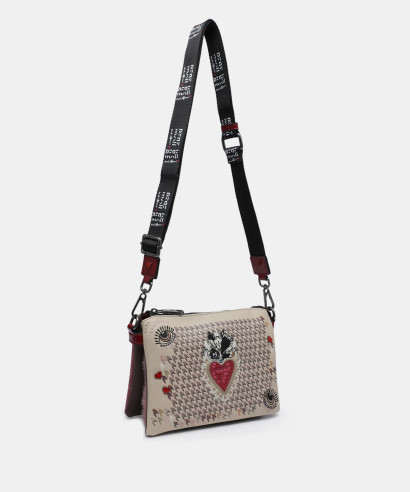 Bolso bandolera 262323 burdeos Pepe Moll