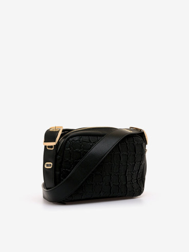 BOLSO BANDOLERA ESTAL NEGRO