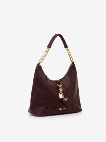 BOLSO DE HOMBRO KEMI BURDEOS