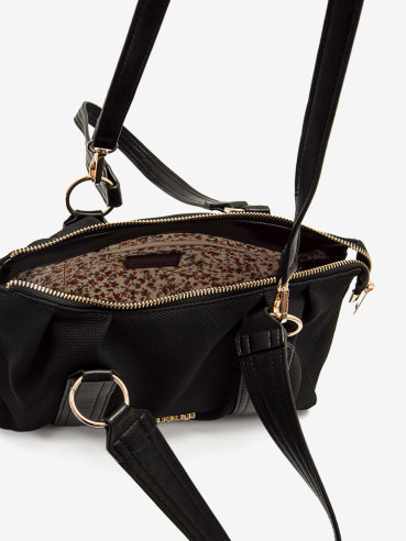 BOLSO BANDOLERA CESTA NEGRO