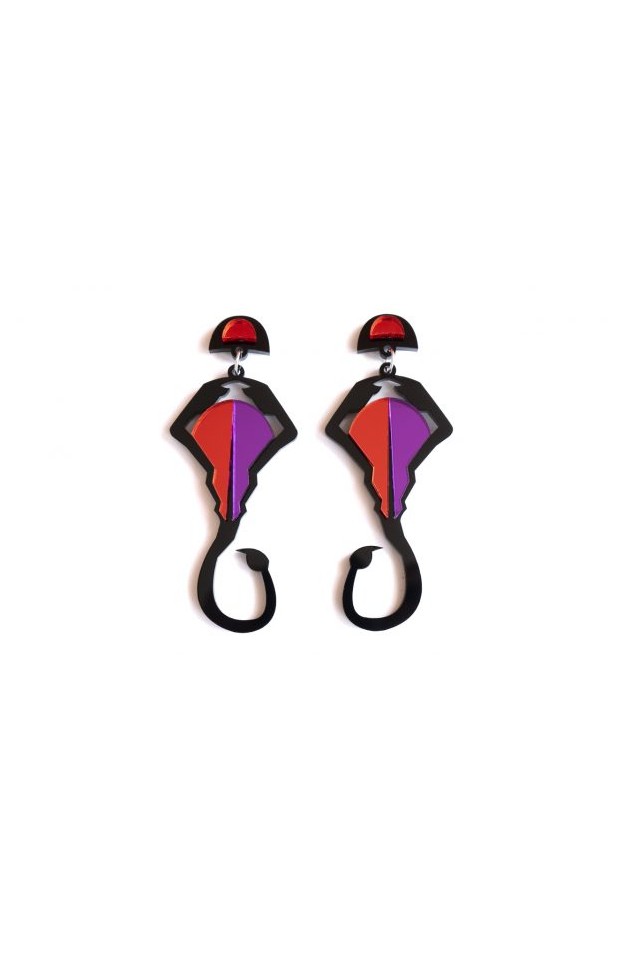 Pendiente de metacrilato SCORPION