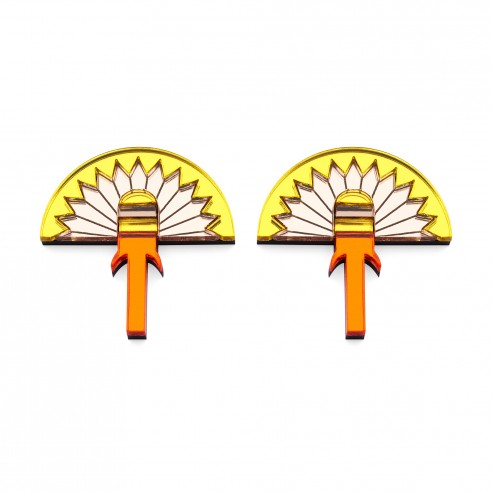 Pendientes ABANICO EGIPCIO