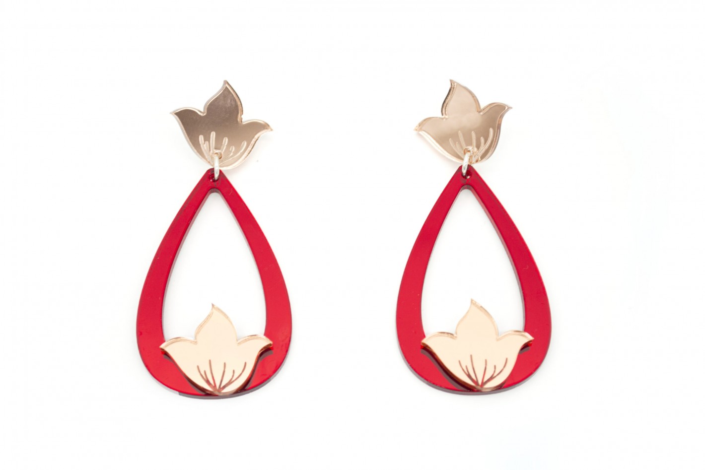 Pendientes Lágrima de Flor