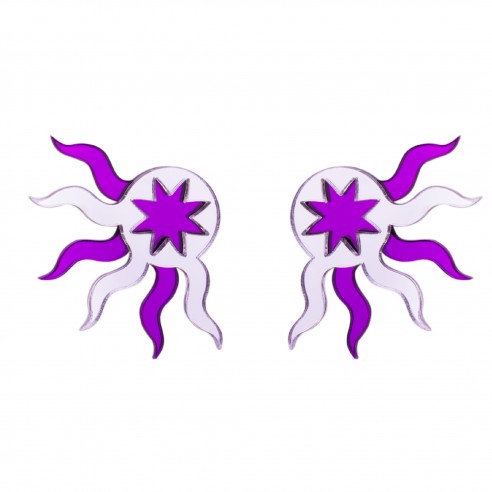 Pendientes de metacrilato Venus