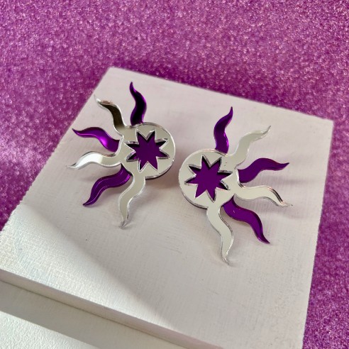 Pendientes de metacrilato Venus