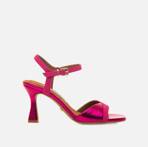 SANDALIAS DE TACON NUIN FUCSIA MARIAMARE