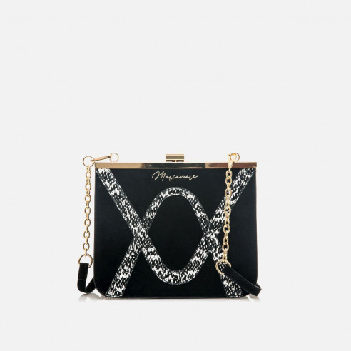 BANDOLERA PATCHI NEGRO MARIAMARE