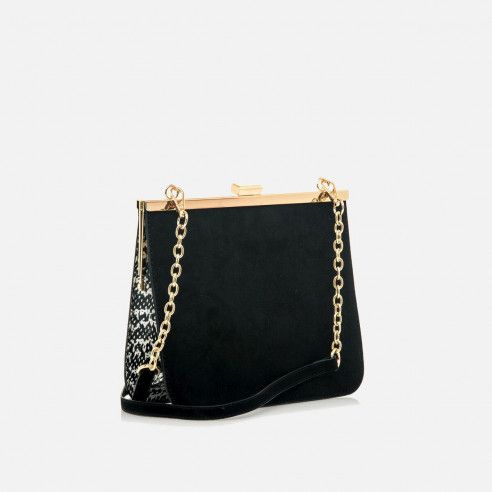 BANDOLERA PATCHI NEGRO MARIAMARE