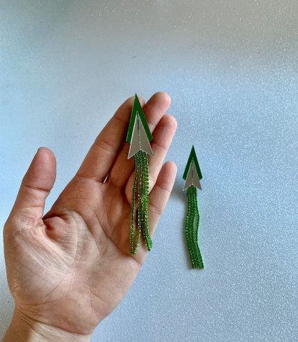 PENDIENTES MANHATTAN LIMA LOLAILAS