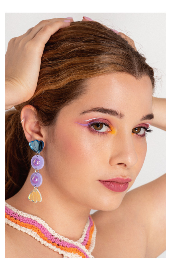 PENDIENTES PERLATO AZUL...