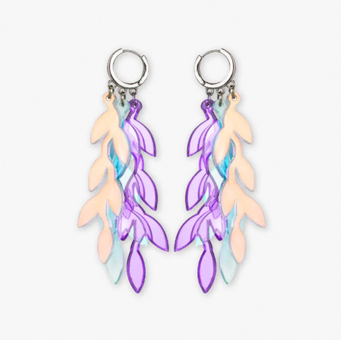 PENDIDENTES IRIS MORADO LOLAILAS