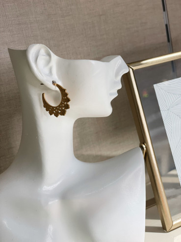 Pendientes de Acero Minha Gold