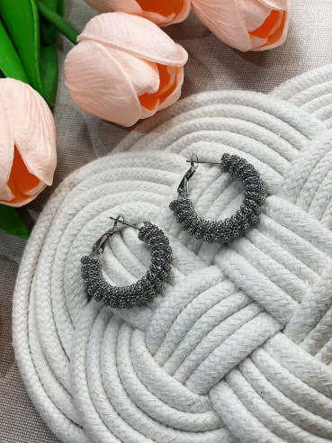 Pendientes de Acero Colisse Silver