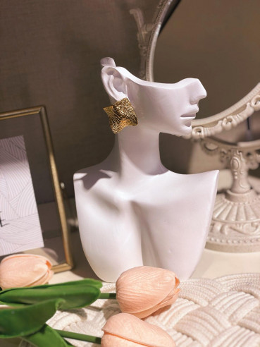 Pendientes de Acero Silvanna Gold