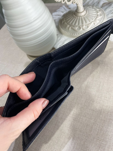 CARTERA DE HOMBRE PIEL 28017 AZUL MARINO