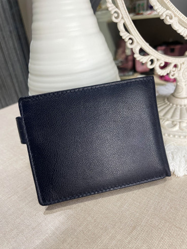 CARTERA DE HOMBRE PIEL 28017 AZUL MARINO