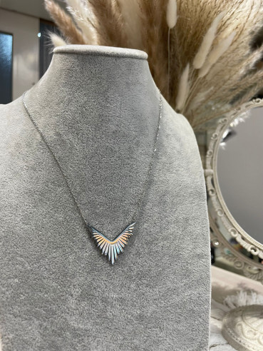 Colgante Acero Plateado 52245