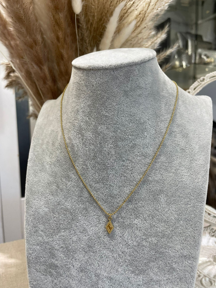 Colgante Acero Tear Dorado