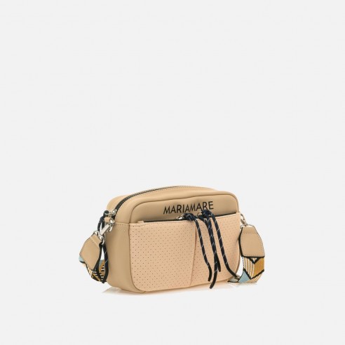 Bolso bandolera NISI beige MARIAMARE